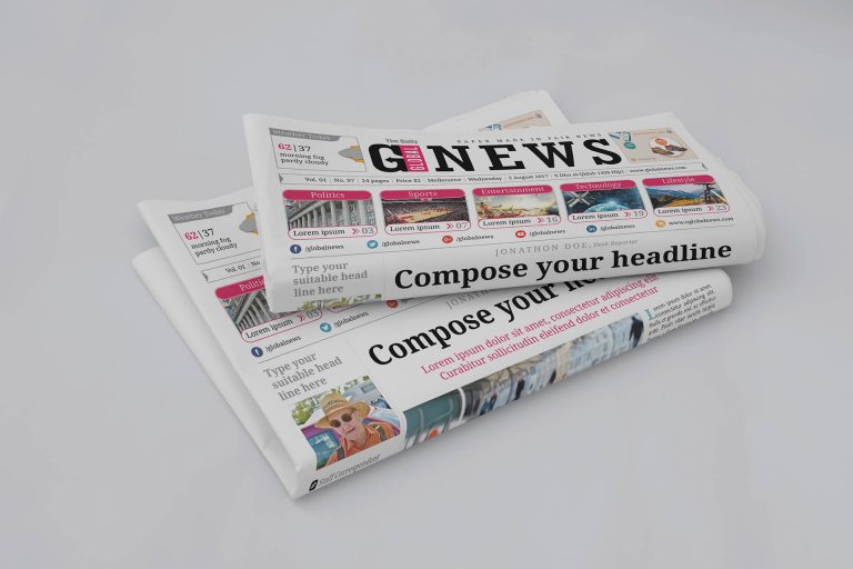 G-News Newspaper Template