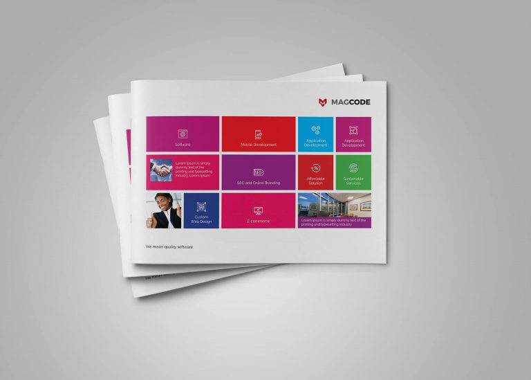 Windows Style Brochure Template